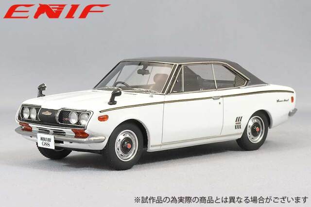 ENIF(エニフ) 1/43 (レジン製) トヨペット コロナ マーク II 1900 ハードトップ GSS 1971年型 ホワイトムーンストーン