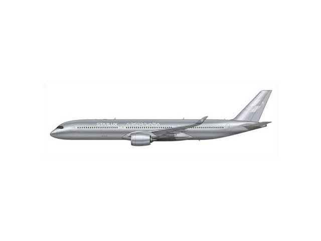 [予約]JC WINGS 1/200 (ダイキャスト製) A350-1000XWB Starlux Airlines "Airsorayama Silver"B-58553  [FD]