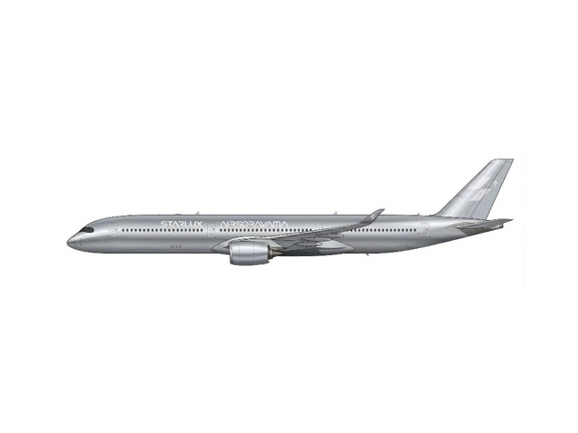 [予約]JC WINGS 1/400 (ダイキャスト製) A350-1000XWB Starlux Airlines "Airsorayama Silver"B-58553 