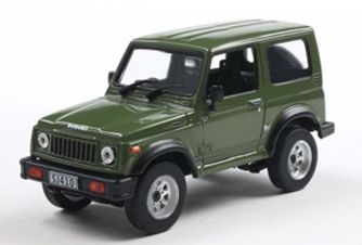 [予約]First43(ファースト43) 1/43 (ダイキャスト製) スズキ ジムニー SJ410 1982 グリーン/グレー