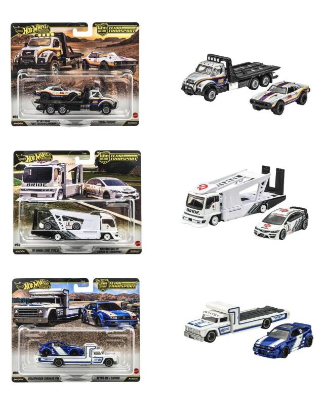 [予約]Hot Wheels  (ダイキャスト製) チームトランスポート アソート
