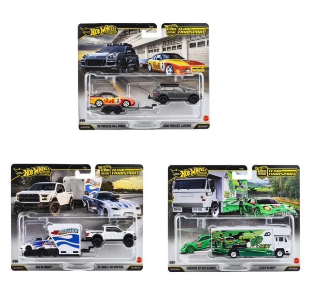 [予約]Hot Wheels 1/64 (ダイキャスト製) チームトランスポート アソート