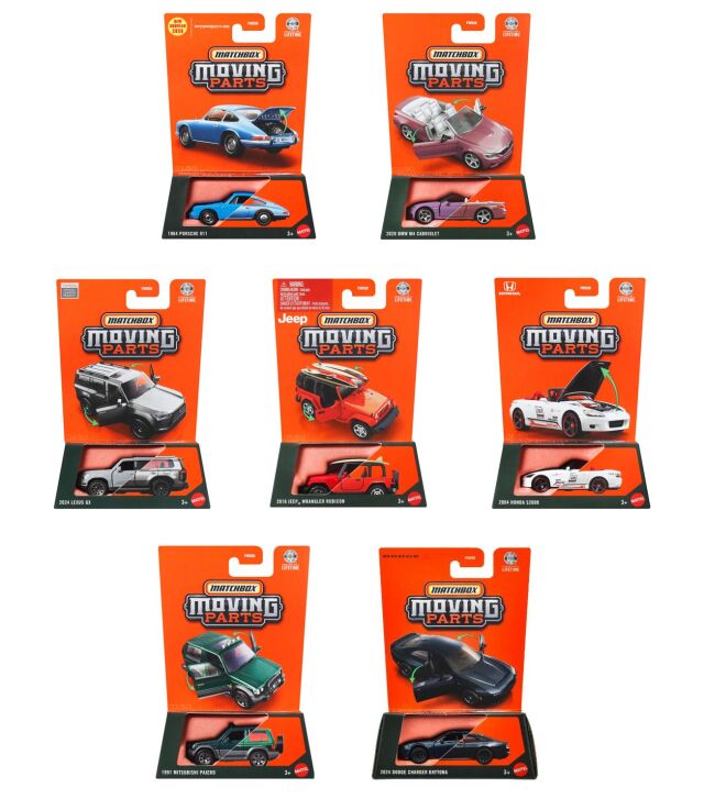 MATCHBOX (ダイキャスト製) ムービングパーツ アソート