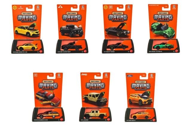 [予約]MATCHBOX  (ダイキャスト製) ムービングパーツ　アソート