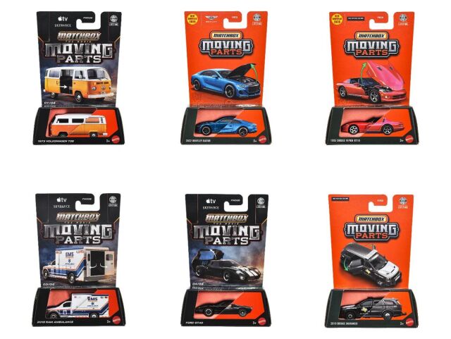 [予約]MATCHBOX 1/64 (ダイキャスト製) ムービングパーツ　アソート