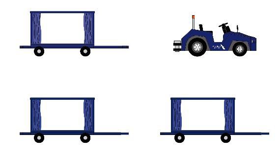 JC WINGS 1/200 アメリカン航空 空港サービス車両 セット