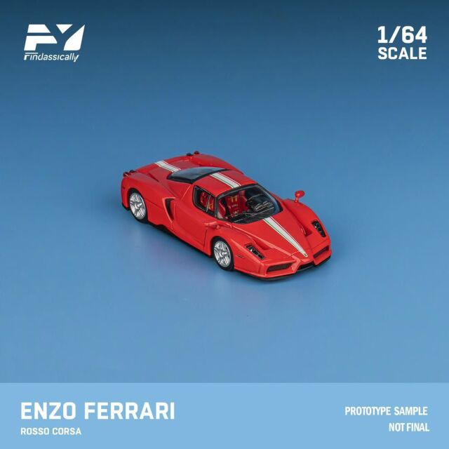 Finclassically 1/64 (ダイキャスト製) Enzo Red Italian Flag