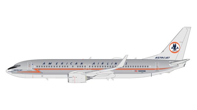 [予約]Gemini Jets 1/100 (ダイキャスト製) 737-800W アメリカン航空 "Astrojet" livery N905NN