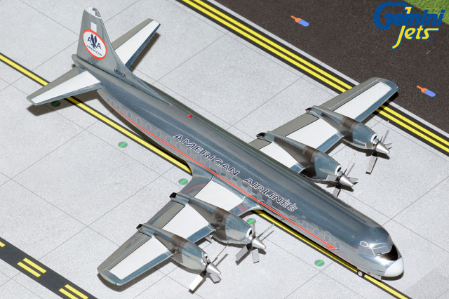 Gemini Jets 1/200 (ダイキャスト製) L-188A Electra アメリカン航空 N6118A polished Astrojet livery