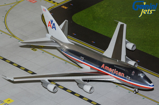 Gemini Jets 1/200 (ダイキャスト製) 747SP アメリカン航空 "747 LuxuryLiner" N601AA polished