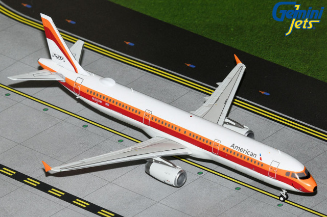 Gemini Jets 1/200 (ダイキャスト製) A321-200 アメリカン航空 "PSA" Heritage Livery N582UW