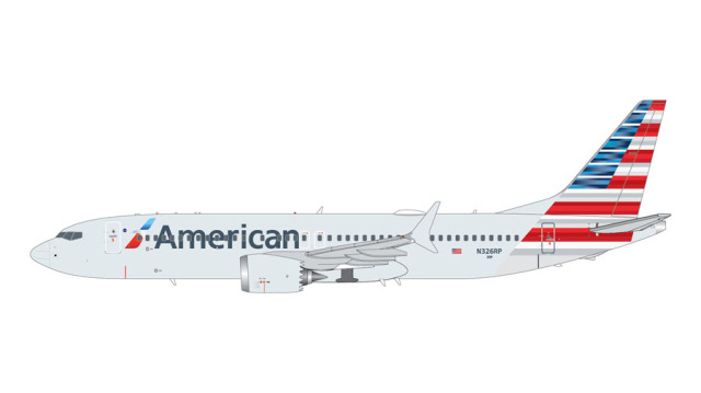 [予約]Gemini Jets 1/200 (ダイキャスト製) 737 MAX 8 アメリカン航空 N326RP