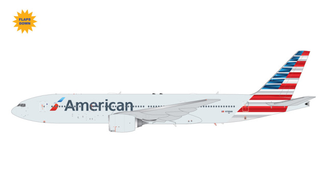 [予約]Gemini Jets 1/200 (ダイキャスト製) 777-200ER アメリカン航空 N788AN [FD]