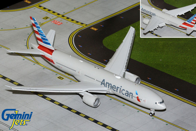 [予約]Gemini Jets 1/200 (ダイキャスト製) 777-200ER アメリカン航空 N788AN [FD]