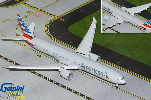 [予約]Gemini Jets 1/200 (ダイキャスト製) 777-300ER アメリカン航空 N722AN [FD]