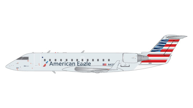 [予約]Gemini Jets 1/200 (ダイキャスト製) CRJ200LR アメリカンイーグル N420AW