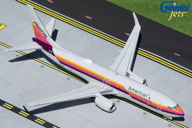 Gemini Jets 1/200 (ダイキャスト製) 737-800 アメリカン航空 N917NN AirCal Heritage塗装