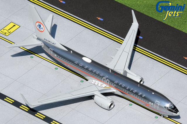 Gemini Jets 1/200 (ダイキャスト製) 737-800 アメリカン航空 N905NN polished "Astrojet" 塗装