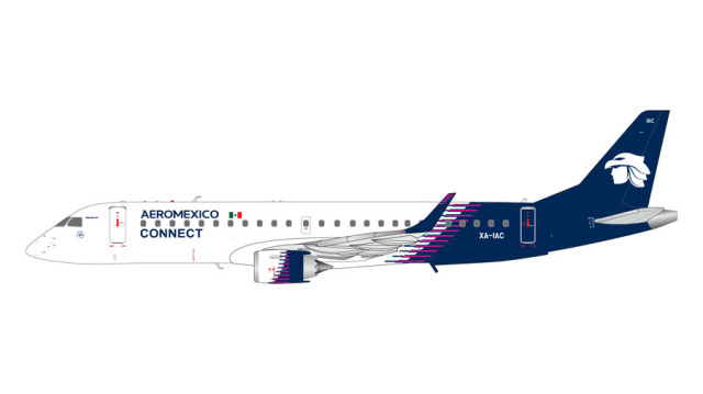 [予約]Gemini Jets 1/200 (ダイキャスト製) E190LR アエロメヒコ・コネクト XA-IAC new livery