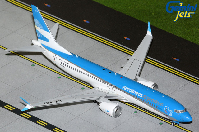 Gemini Jets 1/200 (ダイキャスト製) 737 Max 8 アルゼンチン航空 LV-KEJ [MS]