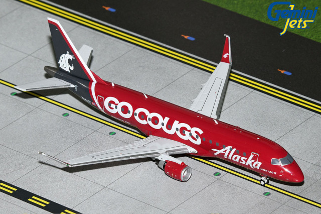 Gemini Jets 1/200 (ダイキャスト製) E175LR アラスカ航空/ホライゾン航空 Washington State Univ."Go Cougs" N661QX
