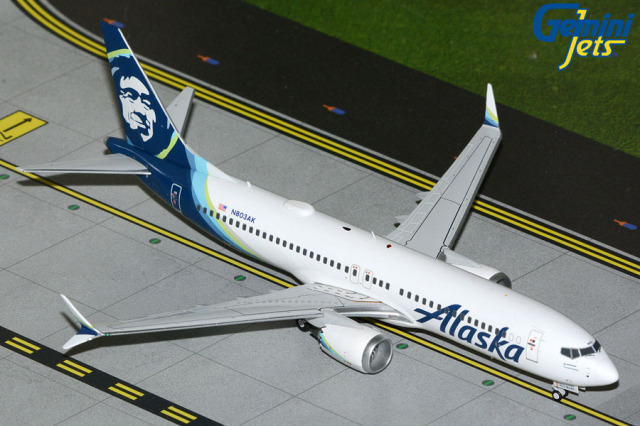 [予約]Gemini Jets 1/200 (ダイキャスト製) 737 MAX 8 アラスカ航空 N803AK