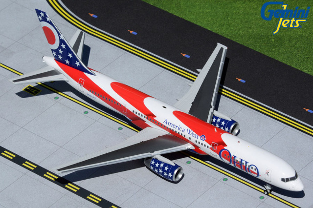 Gemini Jets 1/200 (ダイキャスト製) 757-200 アメリカウエスト航空 N905AW "City of Columbus" (Ohio)