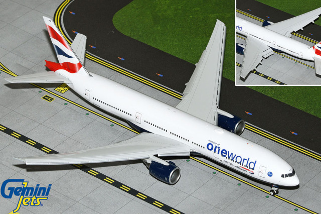 Gemini Jets 1/200 (ダイキャスト製) 777-200ER ブリティッシュ・エアウェイズ "oneworld" G-YMMR [FD]