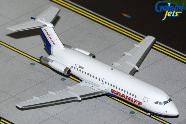Gemini Jets 1/200 (ダイキャスト製) BAC-111-200 ブラニフ航空 EI-BWP 1980s カラー