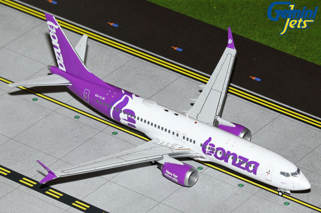 Gemini Jets 1/200 (ダイキャスト製) 737 MAX 8 ボンザ航空 VH-UJK