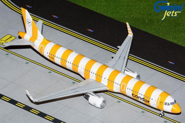 Gemini Jets 1/200 (ダイキャスト製) A321-200S コンドル航空 D-AIAD 新塗装 サンシャイン／イエローストライプ