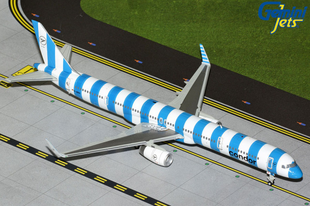 Gemini Jets 1/200 (ダイキャスト製) 757-300W コンドル航空 "sea/blue stripes" D-ABOI 新塗装