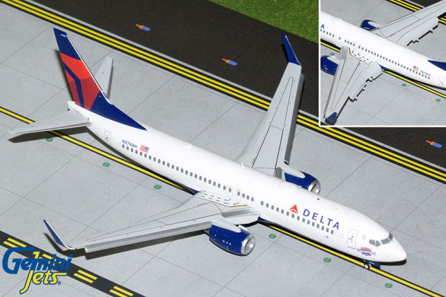 Gemini Jets 1/200 (ダイキャスト製) 737-800W デルタ航空 "Atlanta Braves"/"World Champions" N3746H [FD]
