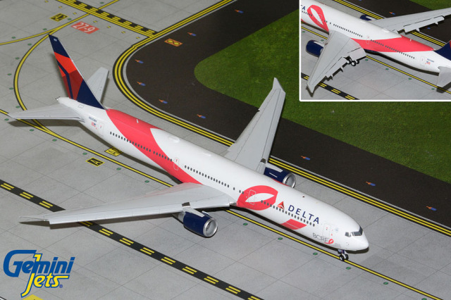 Gemini Jets 1/200 (ダイキャスト製) 767-400ER デルタ航空 "BCRF" N845MH [FD]