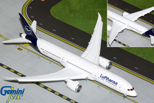 Gemini Jets 1/200 (ダイキャスト製) 787-9 ルフトハンザ航空 D-ABPA ※フラップダウン
