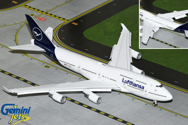 Gemini Jets 1/200 (ダイキャスト製) 747-400 ルフトハンザ航空 D-ABVY [FD]