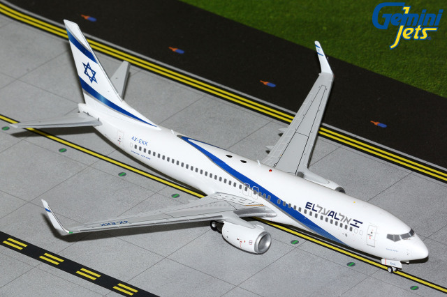 Gemini Jets 1/200 (ダイキャスト製) 737-800W エル・アル航空 4X-EKK [MS]