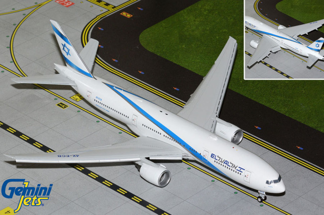 Gemini Jets 1/200 (ダイキャスト製) 777-200ER エル・アル航空 4X-ECB [FD]