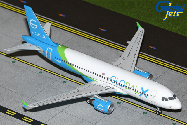 Gemini Jets 1/200 (ダイキャスト製) A320-200 グローバルX・エアラインズ N276GX