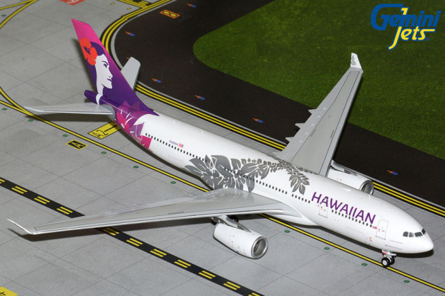 [予約]Gemini Jets 1/200 (ダイキャスト製) A330-200 ハワイアン航空 N360HA