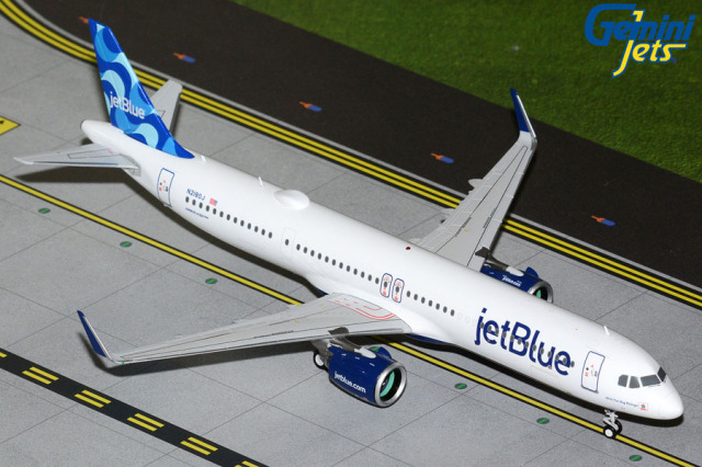 Gemini Jets 1/200 (ダイキャスト製) A321neo ジェットブルー航空 "Mint for Big Things" N2180J
