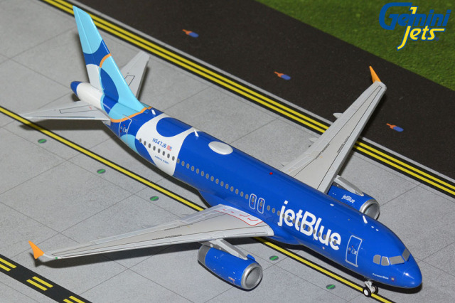 Gemini Jets 1/200 (ダイキャスト製) A320-200 ジェットブルー航空 "Forever Blue" N547JB [MS]