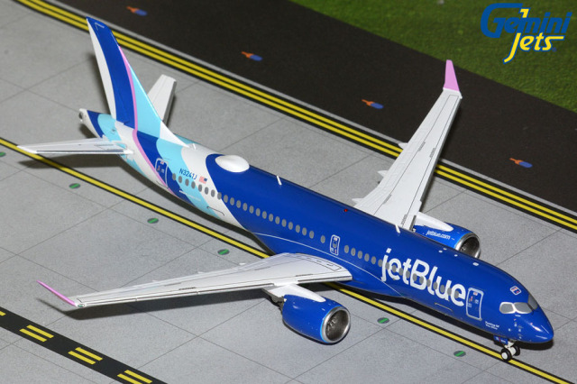 Gemini Jets 1/200 (ダイキャスト製) A220-300 ジェットブルー航空 "Taming of the Blue" N3241J