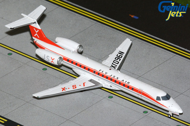 [予約]Gemini Jets 1/200 (ダイキャスト製) E145R JSX "Fly JSX Air" retro livery N960JX