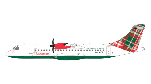 [予約]Gemini Jets 1/200 (ダイキャスト製) ATR72-600 ローガンエアー G-LMTF green livery