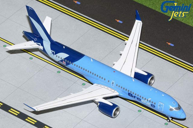 Gemini Jets 1/200 (ダイキャスト製) A220-300 ブリーズエアウェイズ N203BZ