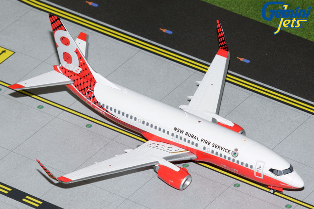 Gemini Jets 1/200 (ダイキャスト製) 737-300 コールソン・アヴィエーション ニューサウスウェールズ州地方消防局 N138CG