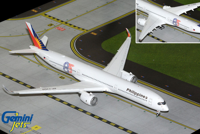 [予約]Gemini Jets 1/200 (ダイキャスト製) A350-1000 フィリピン航空 "85 Years"RP-C3510 [FD]