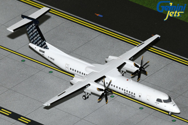 Gemini Jets 1/200 (ダイキャスト製) Dash 8 Q400 ポーター航空 C-GKQC