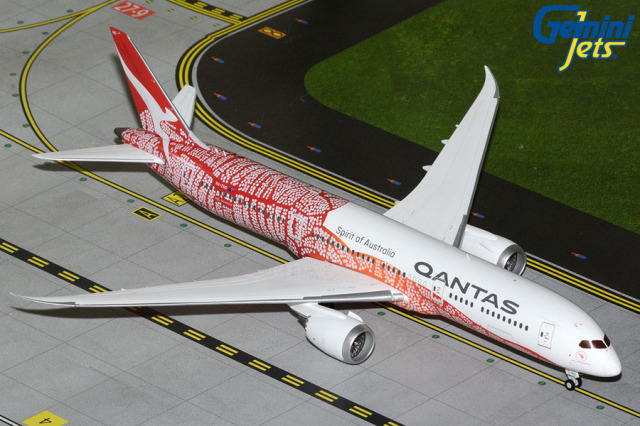[予約]Gemini Jets 1/200 (ダイキャスト製) 787-9 カンタス航空 "Yam Dreaming" VH-ZND